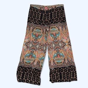 Bohemian Wide-Leg Pants